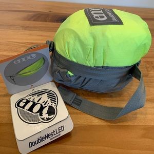 🚫Sold🚫NWT Eno Double Nest LED Hammock Neon/Grey